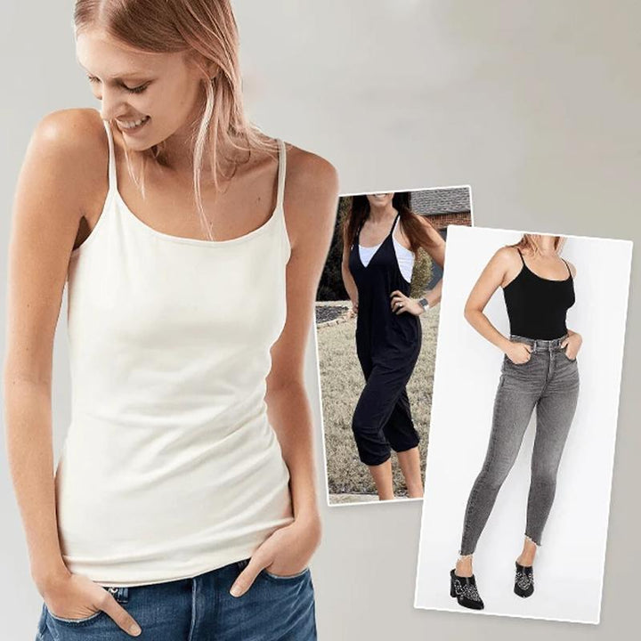 Alwine™ spaghetti con reggiseno imbottito