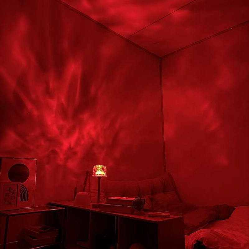 LED mood lamp | 16 colors &amp; remote control | Rotating light with USB &amp; battery | Sphere glow