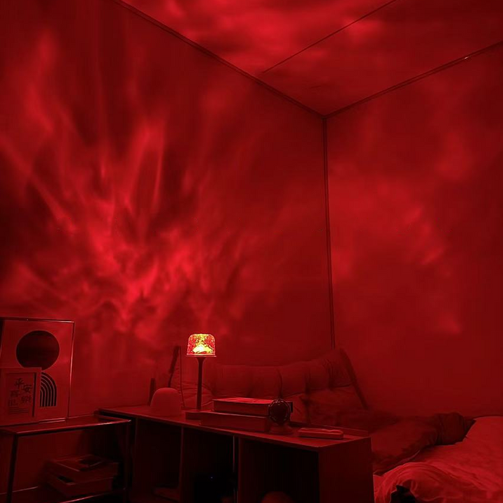 LED mood lamp | 16 colors &amp; remote control | Rotating light with USB &amp; battery | Sphere glow