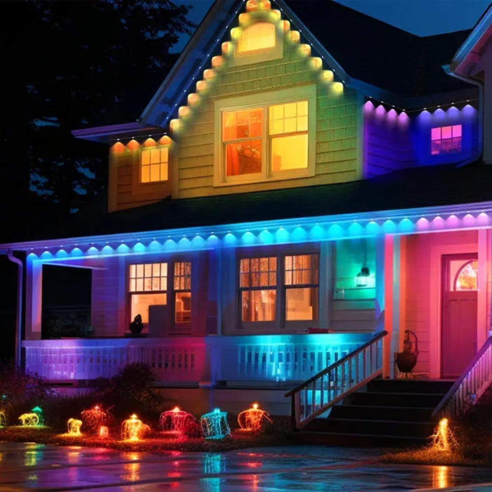 EverGlow – Smarte Regenbogen-LED-Außenbeleuchtung