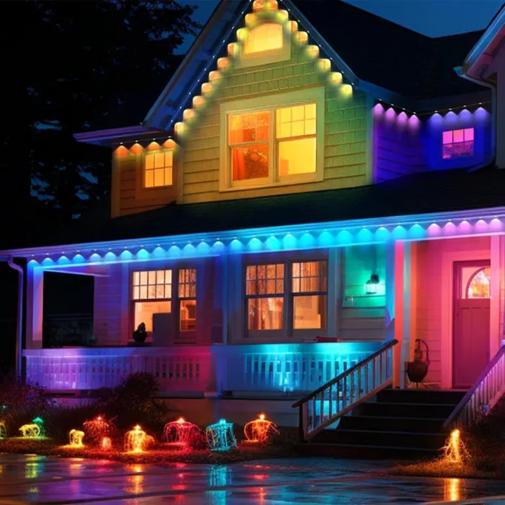 EverGlow – Smarte Regenbogen-LED-Außenbeleuchtung