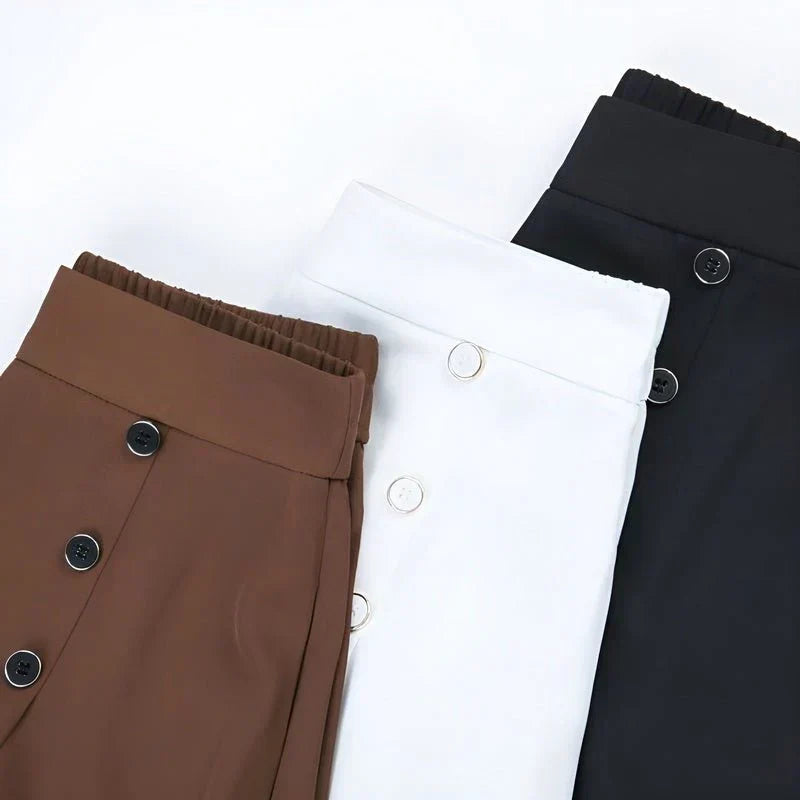 Damen Weitbein-Hose | Elegante Wide-Leg Hose mit hohem Tragekomfort für Alltag und Büro