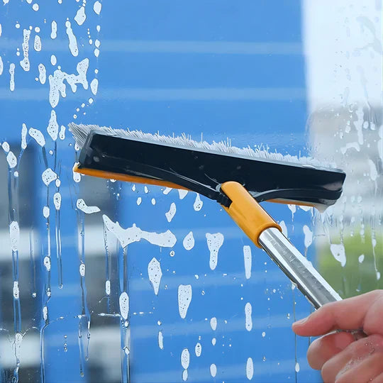 Elektrische Reinigungsbürste 3-in-1 | Rotierende Bürste mit 3 Aufsätzen | Akkufreie Haushaltsbürste für Bad, Küche &amp; Fugen