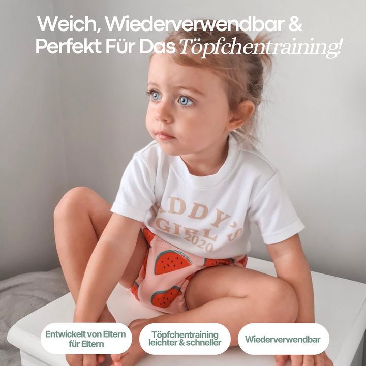 TöpfchenHosen™ Trainingspants | Weich &amp; Auslaufsicher | Fördert selbstständiges Töpfchentraining (1+1 GRATIS)