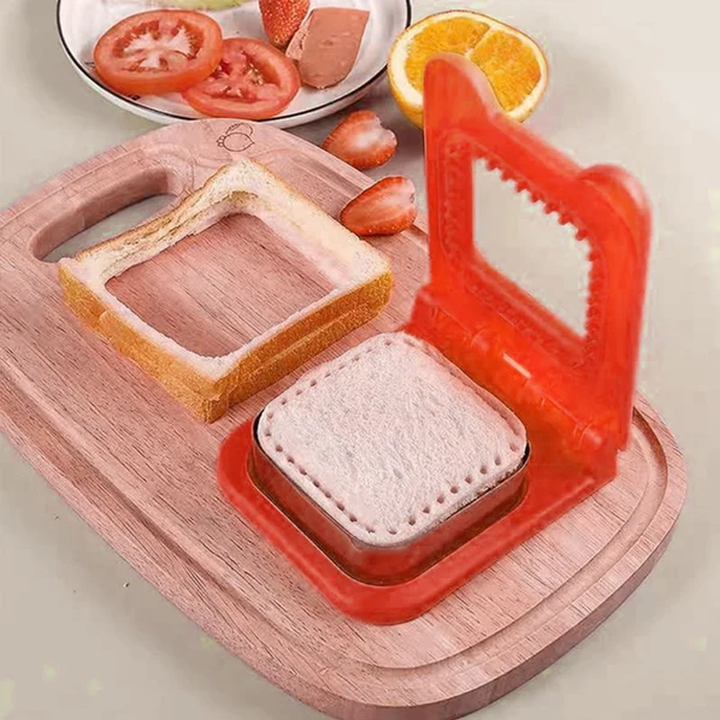 Sandwich Ausstecher &amp; Versiegler | Macht gefüllte Taschen-Sandwiches in Sekunden | BPA-freier Kunststoff | Für Lunchbox &amp; Snacks