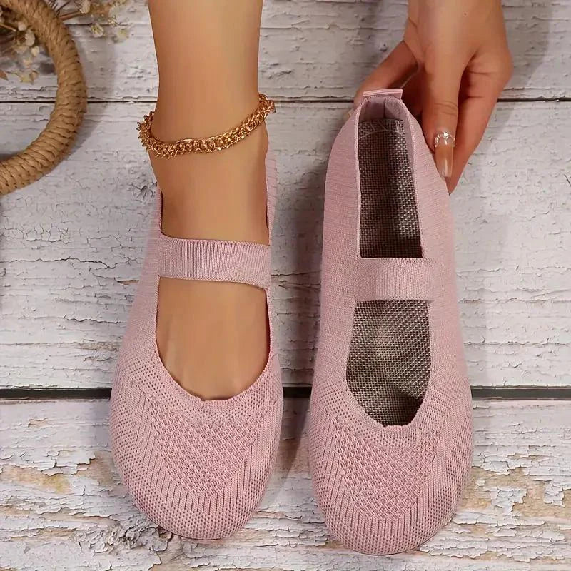 Damen Slip-On Schuhe | Leicht &amp; Atmungsaktiv | Flache Sohle