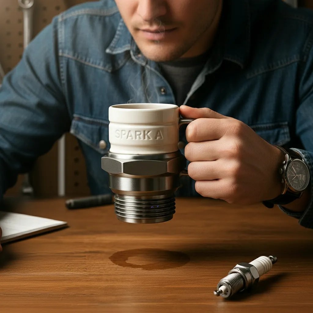 PistonPerk - Tasse bougie pour amateurs de moteurs