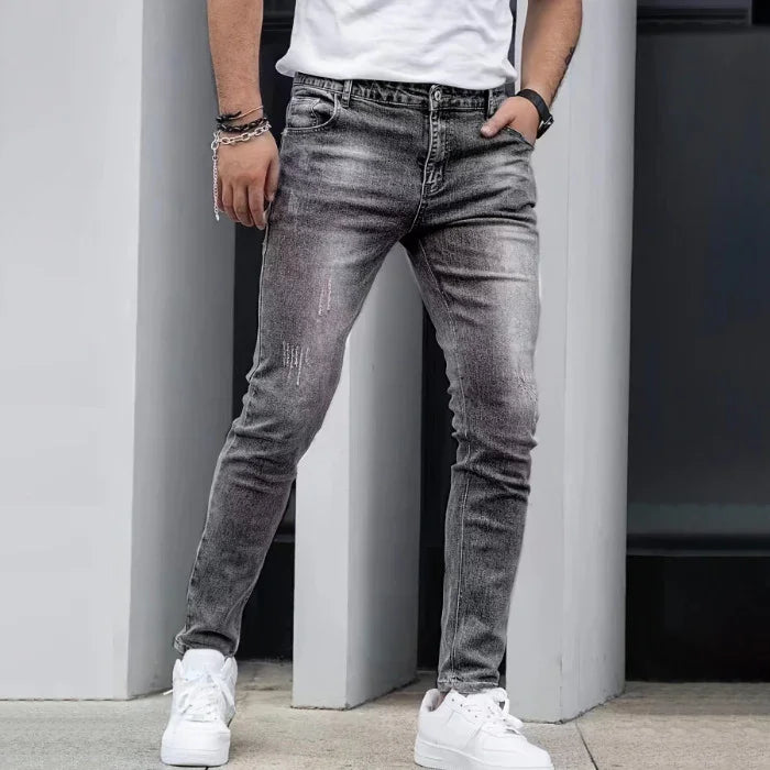 Herren Stretch Jeans | Flexible Denim Freizeithose aus Baumwollmischung für Komfort und Alltag