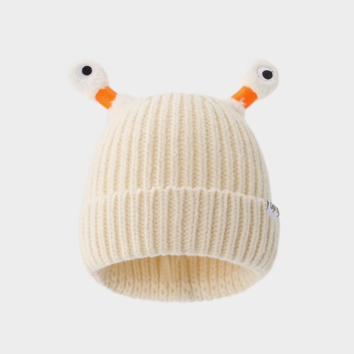 Beanie with glowing eyes &amp; flexible tentacles | Warm &amp; soft, elastic fit | Festival, party &amp; winter look