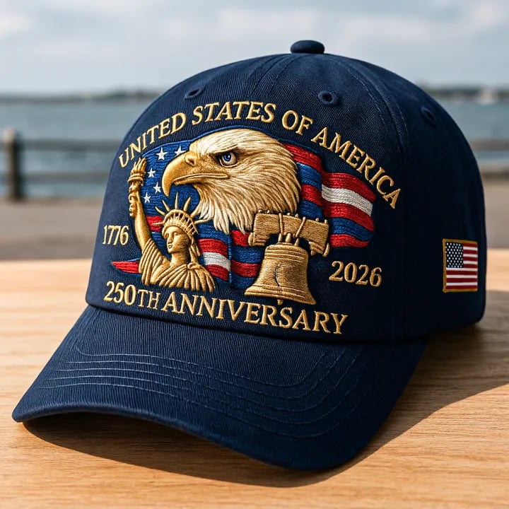 PatriotPeak | Cappellino anniversario 250 anni – Indossa lo spirito dell’America
