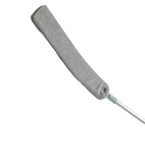 Flexibler Staubwedel für Schmale Zwischenräume | Mikrofaser Reinigungsbürste mit Edelstahlgriff | Wiederverwendbar
