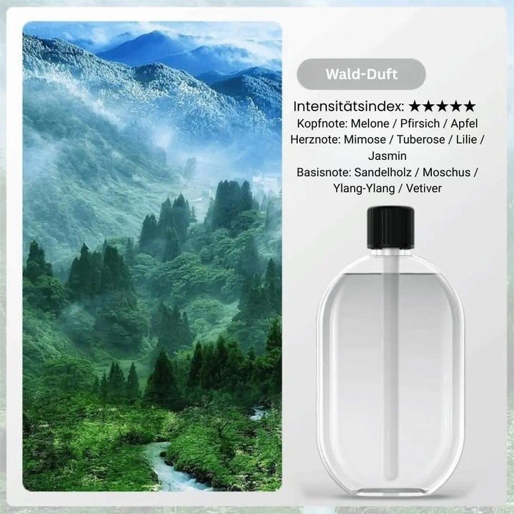 Automatischer Raumduftspender | Kabelloser Aroma-Diffuser mit 5 Sprühstufen, Stimmungslicht und USB-Ladung
