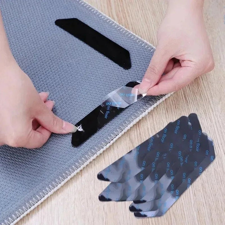 Striscia antiscivolo trasparente per tappeti | Grip invisibile contro scivolamenti e arricciamenti | Per tappeti su legno, piastrelle e laminato