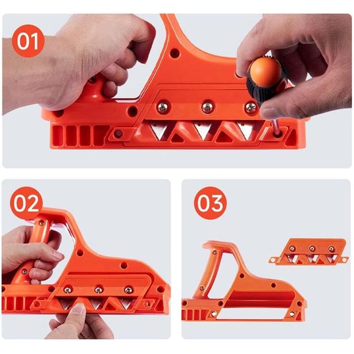 Drywall trimmer | precise cut &amp; clean edges | versatile for plaster, wood &amp; plastic