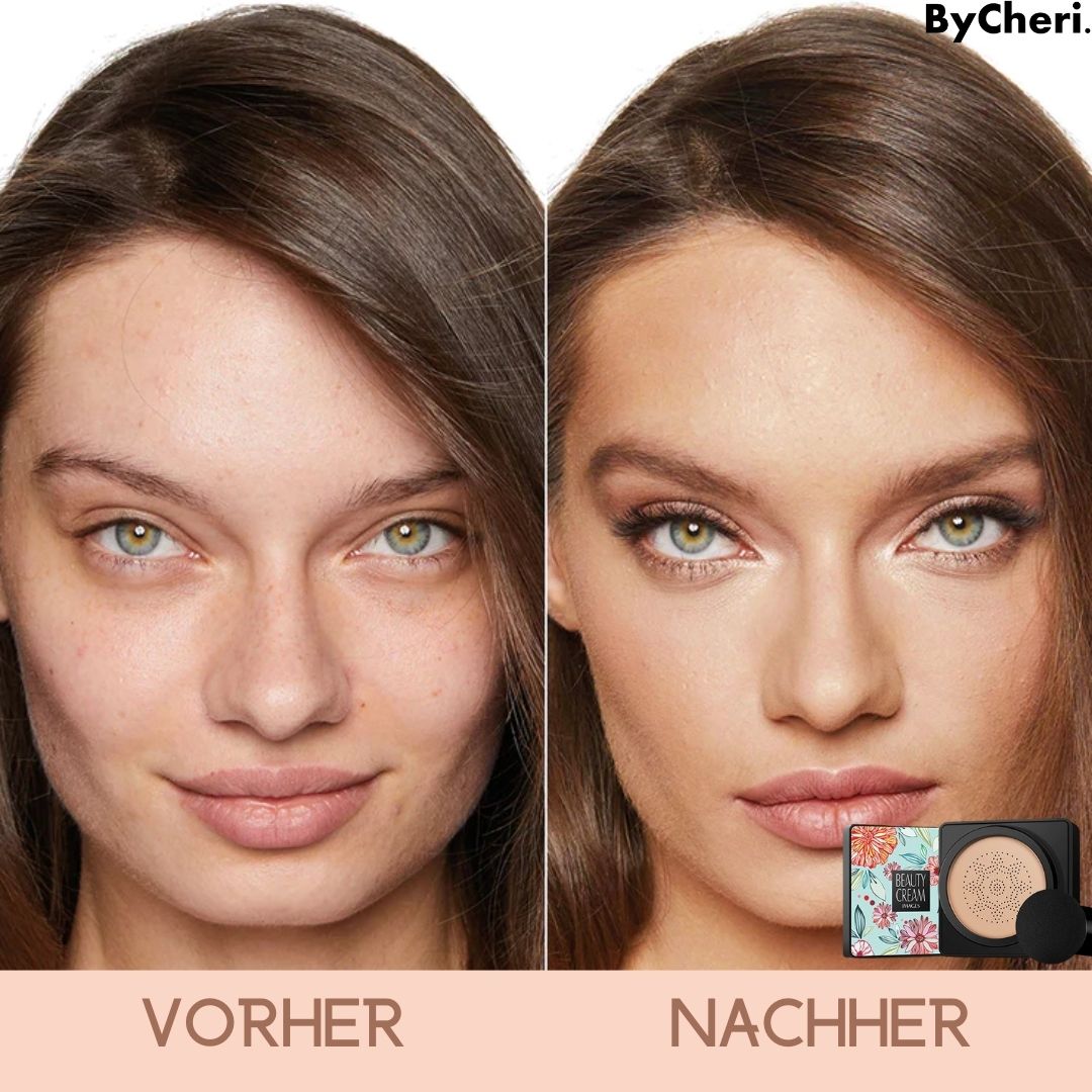 Air Cushion Foundation 2-piece set (1+1 free) | Color-adapting for natural complexion | 18h hold, waterproof + brush