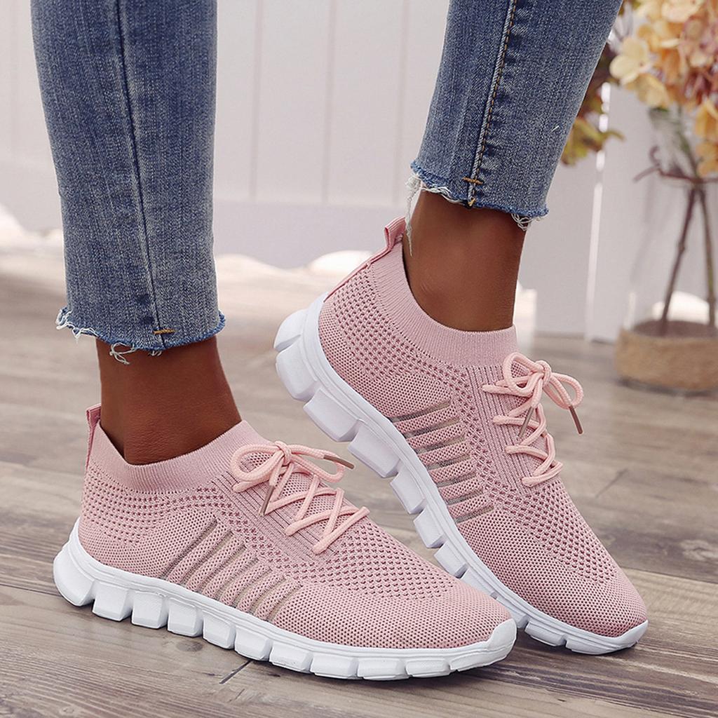 Orthopädische Damen-Sneaker mit Dämpfung | Atmungsaktiv &amp; leicht | Ergonomische Unterstützung | Für Alltag, Arbeit &amp; Spaziergänge