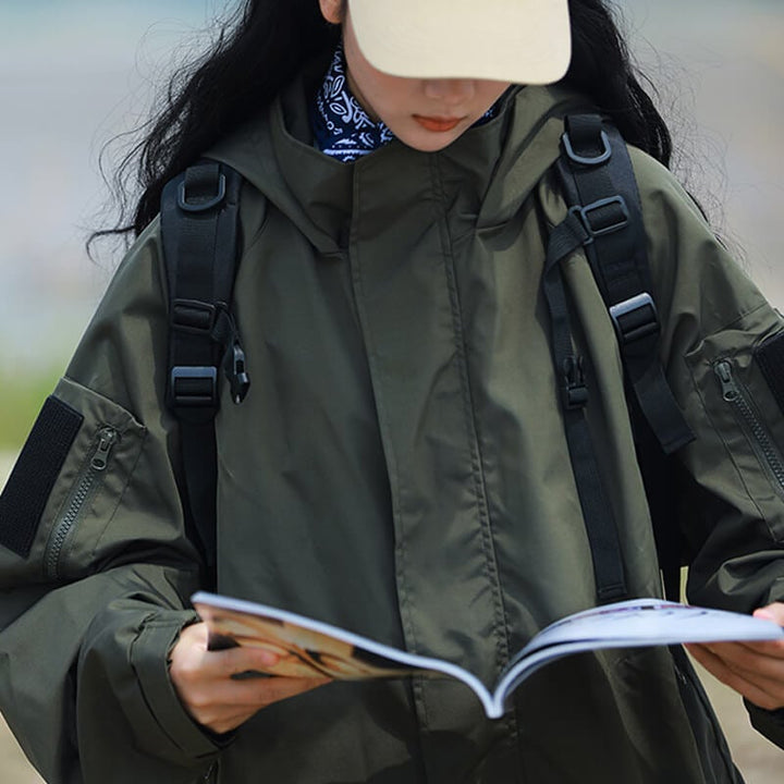 Softshelljacke | Wasserdichte Outdoor-Jacke mit Kapuze