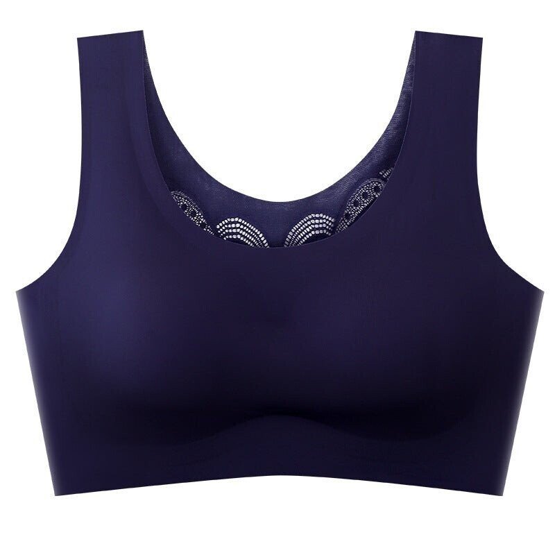 Damen Plus-Size Komfort-BH ohne Bügel | Kühler Soft-BH mit glatter Passform | Größen M-7XL