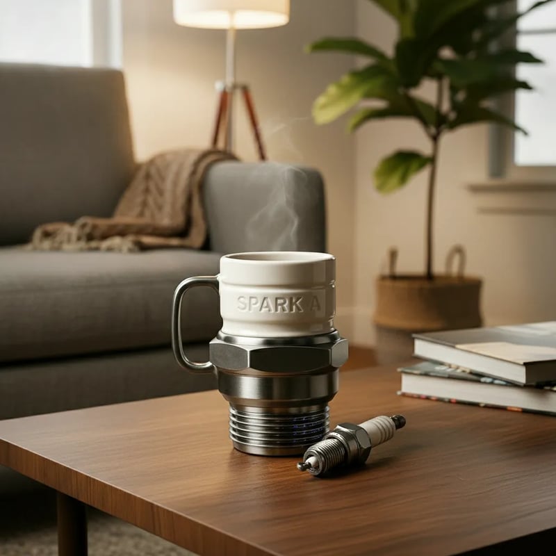 PistonPerk - Tasse bougie pour amateurs de moteurs