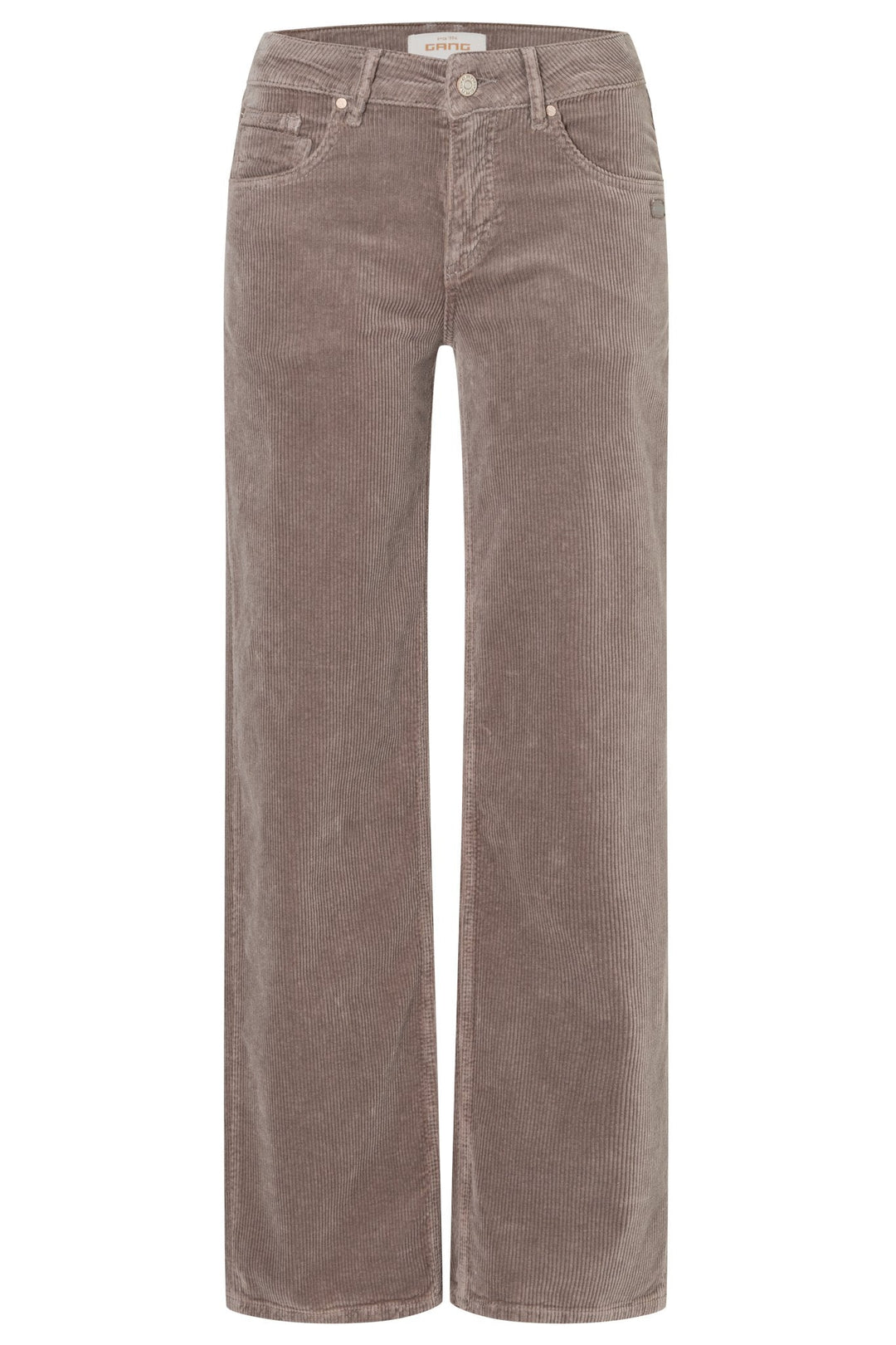 Cordhose Damen | Low Rise Straight Fit mit weitem Bein | Weicher Stretch-Cord | 5-Pocket-Style | Normale Beinlänge
