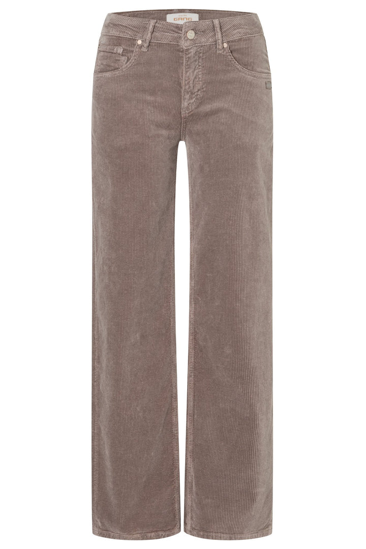 Cordhose Damen | Low Rise Straight Fit mit weitem Bein | Weicher Stretch-Cord | 5-Pocket-Style | Normale Beinlänge