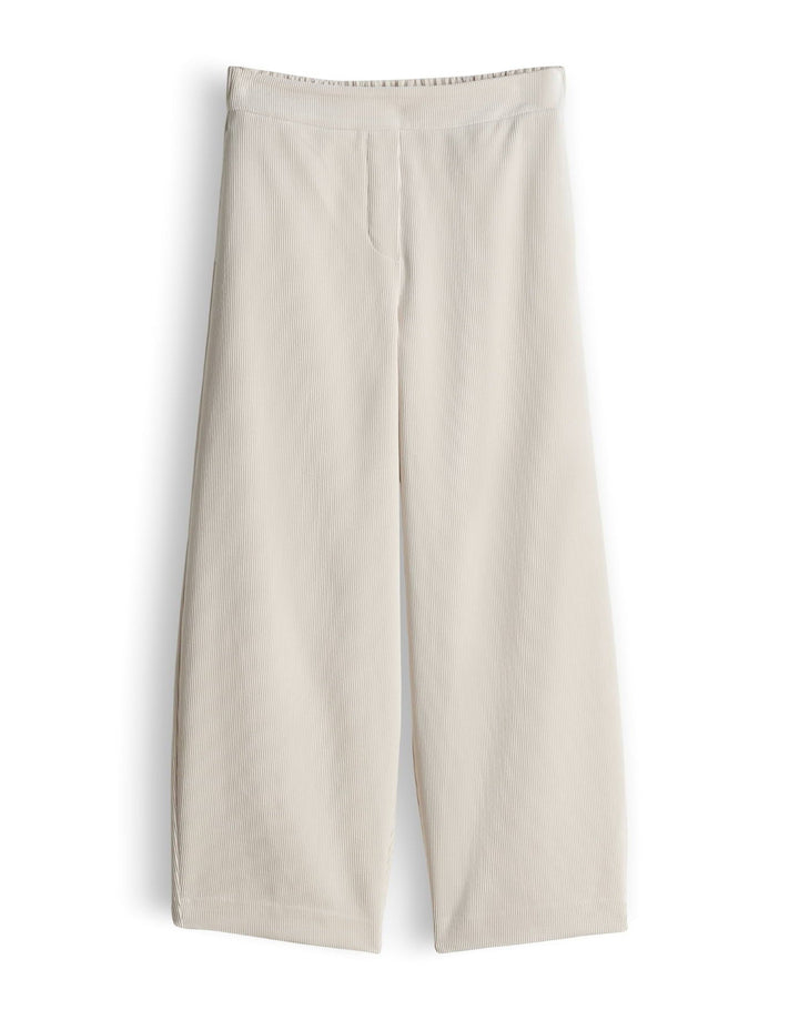 Cordhose | Barrel Fit mit O-Silhouette, Mid Waist und Cropped Länge