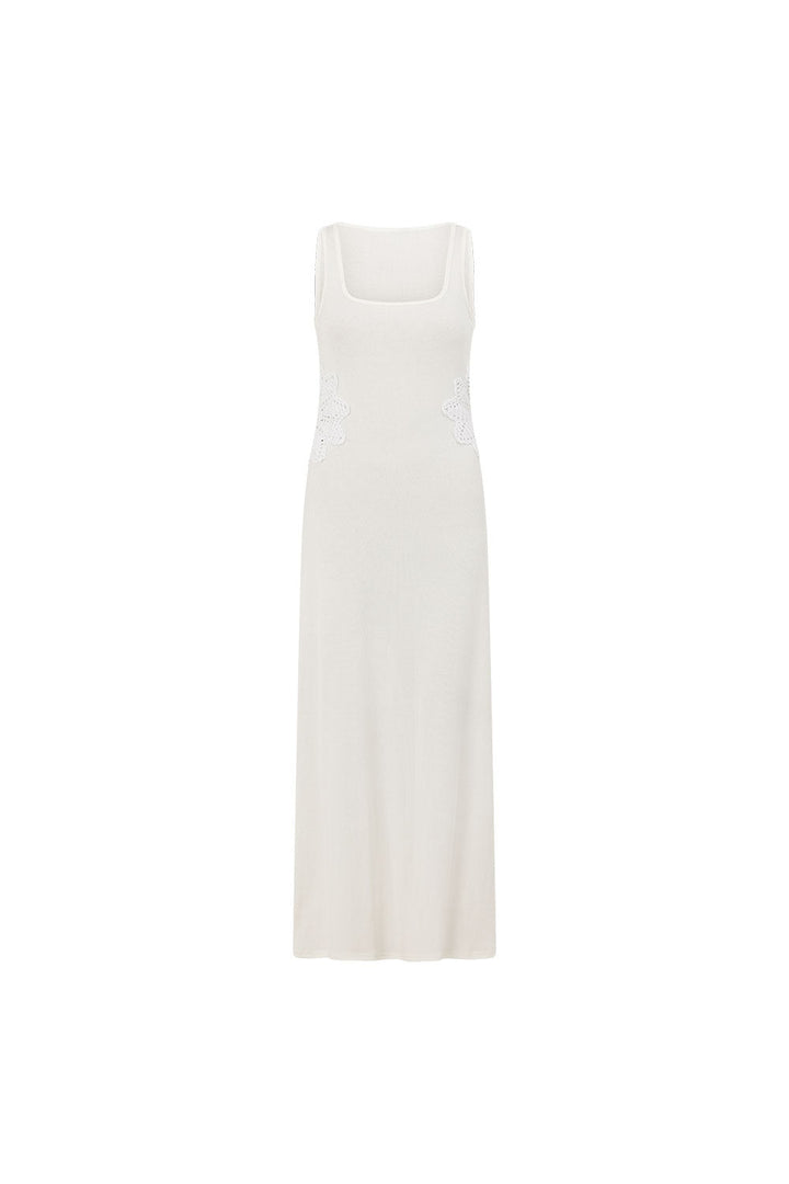 Damen Musterkleid Morelle | Einmaliges Sabo-Sample | Maxikleid mit leichten Spuren am Saum
