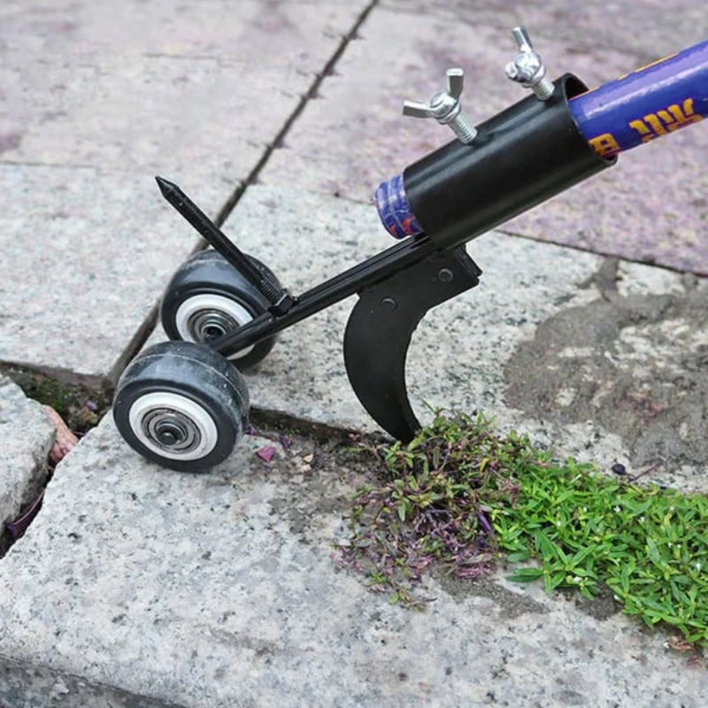 Odstraňovač buriny na škáry a praskliny – CrackClear Pro so systémom na vytrhávanie koreňov | 3× rýchlejšie bez ohýbania | Pevná železná konštrukcia