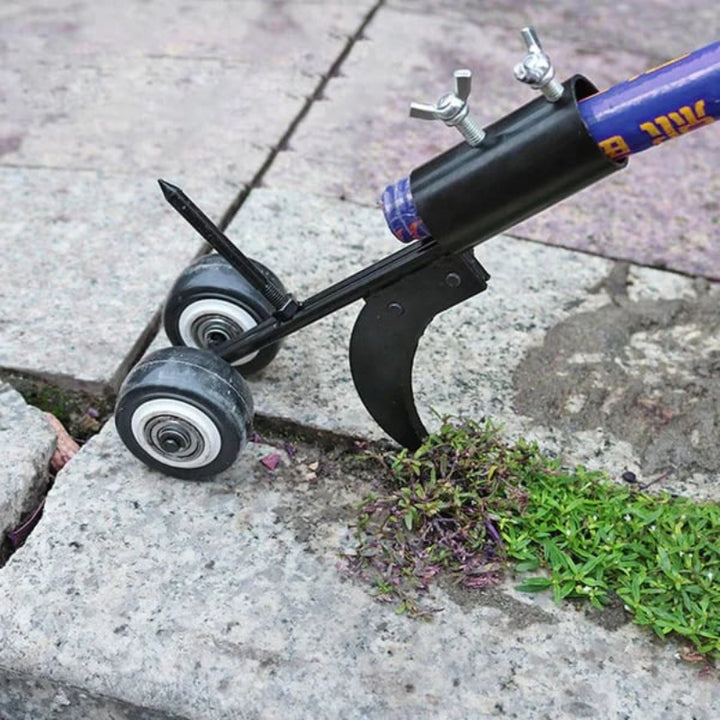Odstraňovač buriny na škáry a praskliny – CrackClear Pro so systémom na vytrhávanie koreňov | 3× rýchlejšie bez ohýbania | Pevná železná konštrukcia