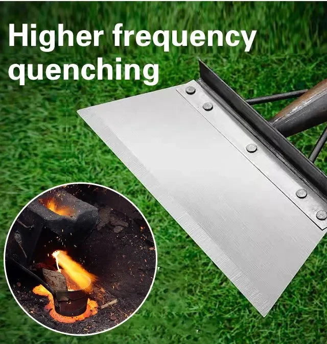 Rikkaruohonpoistaja ja kaavin ruostumattomasta teräksestä – GrimeBuster Pro | 4-in-1 puutarhaan ja kotiin | 20–30 cm, ergonominen