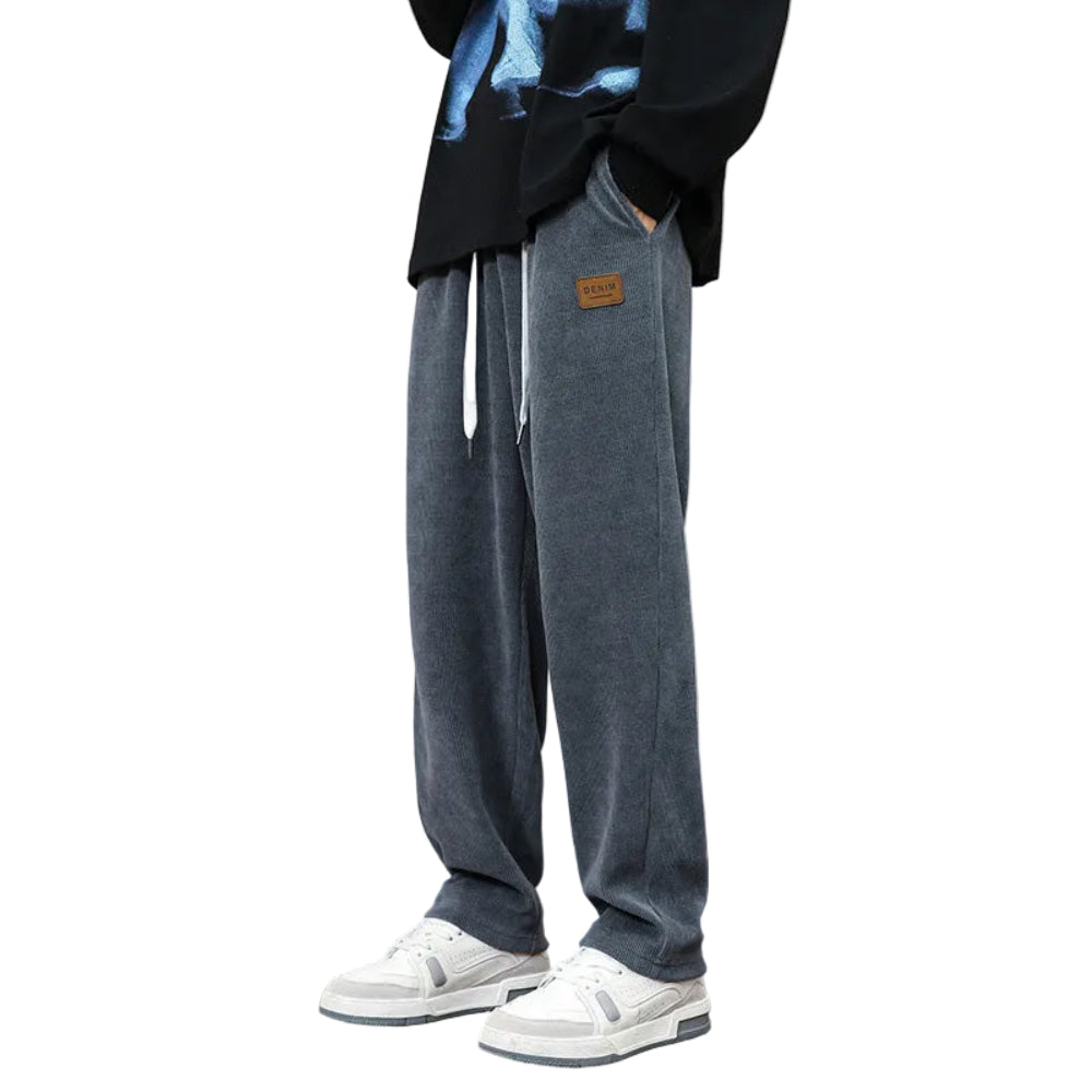 Herren Cordhose | Gerade geschnittene Winterhose mit verstellbarem Bund und optional wärmender Fütterung