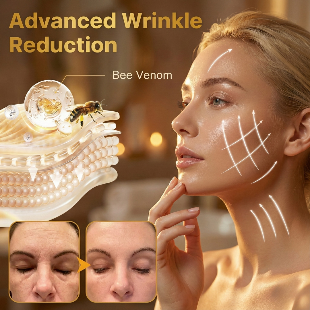 Augencreme mit Bienengift 20 g | Straffende Augenpflege für feine Linien &amp; müde Augen | Feuchtigkeitsspendende Lift-Creme