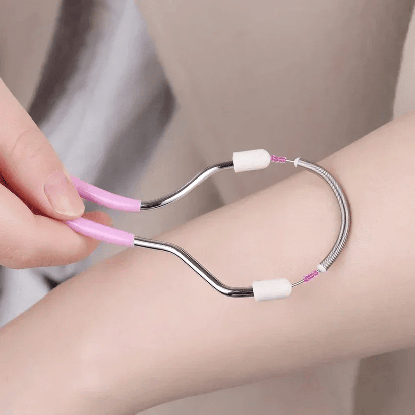 Gesichtsepilierer für Damen | Manuelle Haarentfernung ohne Batterie | Sanft &amp; effektiv für glatte Haut