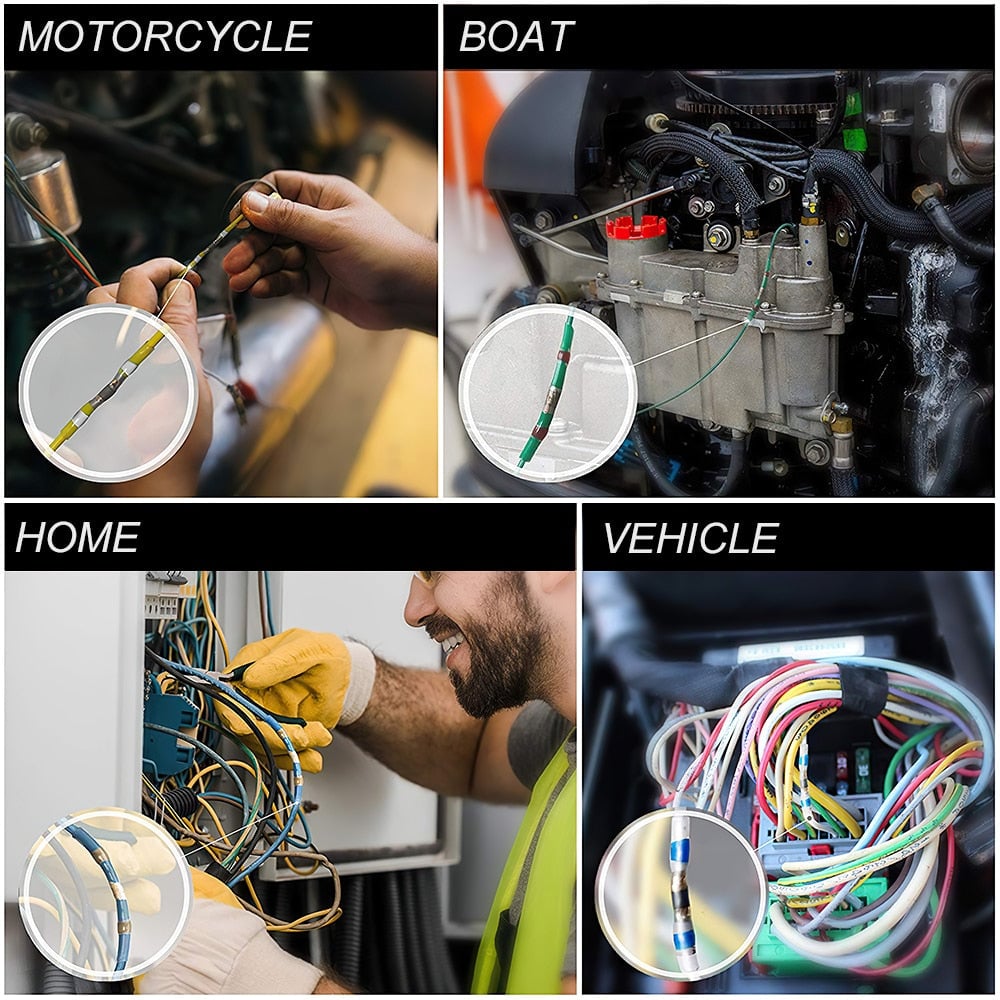 AquaSeal - Kit de connecteurs thermorétractables étanches