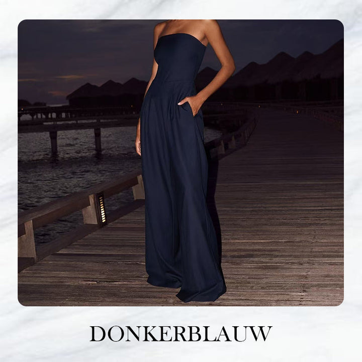 Ärmelloser Jumpsuit mit Taschen