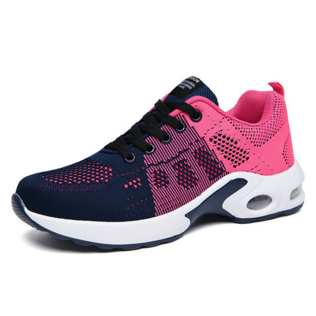 Damen Orthopädische Sneaker mit Mesh | Leicht &amp; atmungsaktiv | Stoßdämpfung &amp; ergonomische Sohle | Für Alltag &amp; Sport