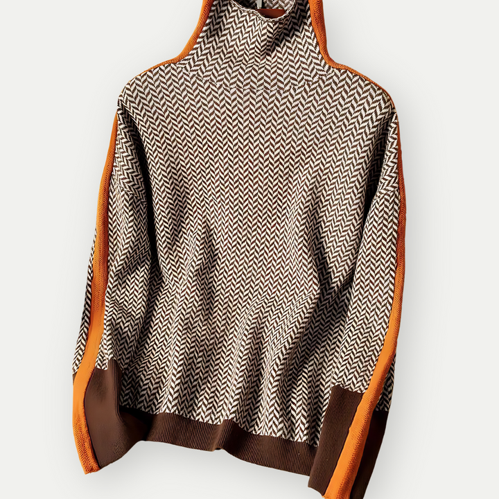 Damen Winterpullover Langarm | Warmer Pullover mit vielseitigem Design für Alltag, Büro und elegante Winteroutfits