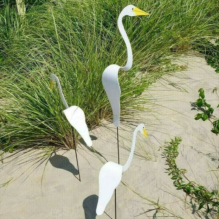 Wind chime garden metal birds | Moving sculpture for balcony &amp; terrace | Weatherproof, handmade, easy to assemble