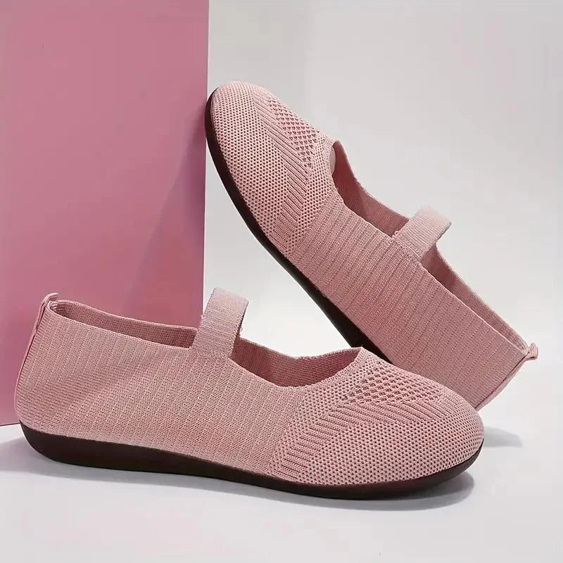 Damen Slip-On Schuhe | Leicht &amp; Atmungsaktiv | Flache Sohle