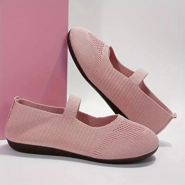 Damen Slip-On Schuhe | Leicht &amp; Atmungsaktiv | Flache Sohle