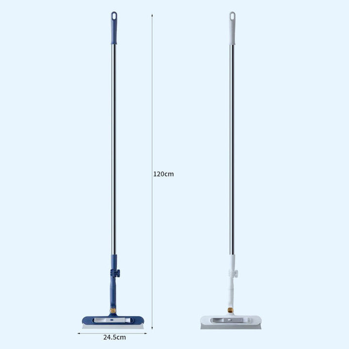 Window cleaner with 120 cm telescopic pole | Double-sided sponge + squeegee | Streak-free without ladder, for sliding &amp; tilt windows