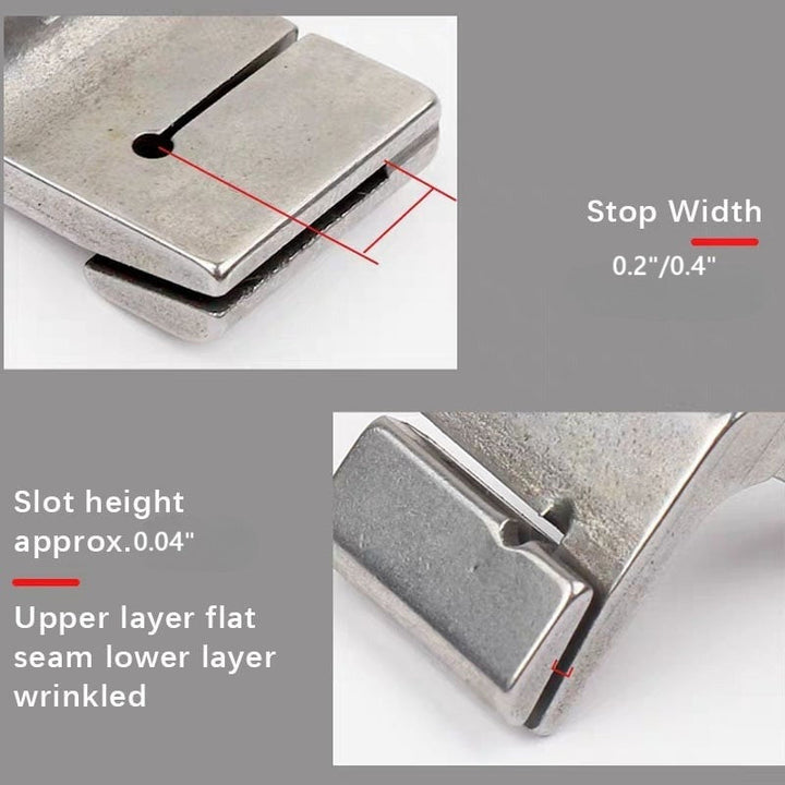 Piping presser foot for sewing machine | For clean edges with cord &amp; piping tape | Precise guidance, even seam | For decoration &amp; clothing