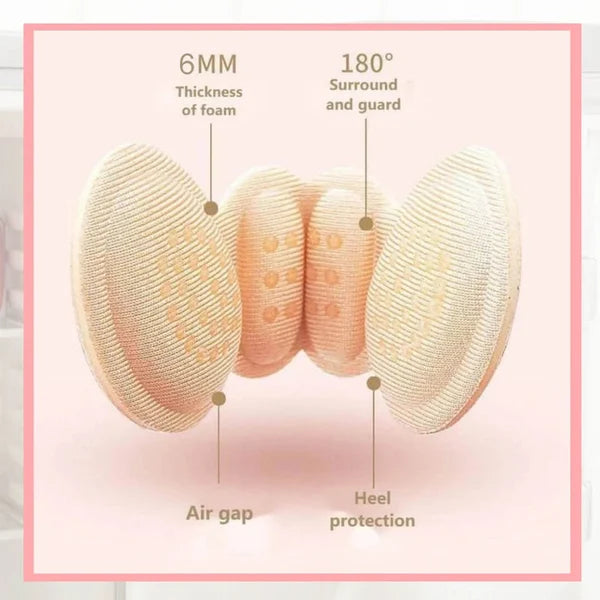 Pain-relieving heel cushions