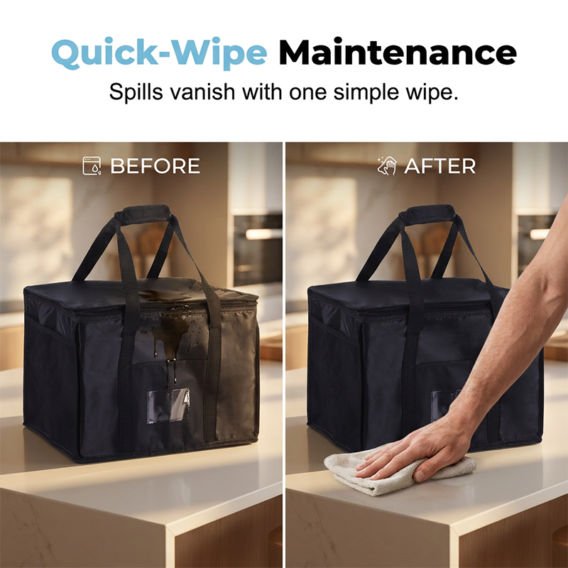 Isolierte Kühltasche | Wasserabweisende Thermotasche mit großem Stauraum für Einkäufe, Ausflüge und Catering