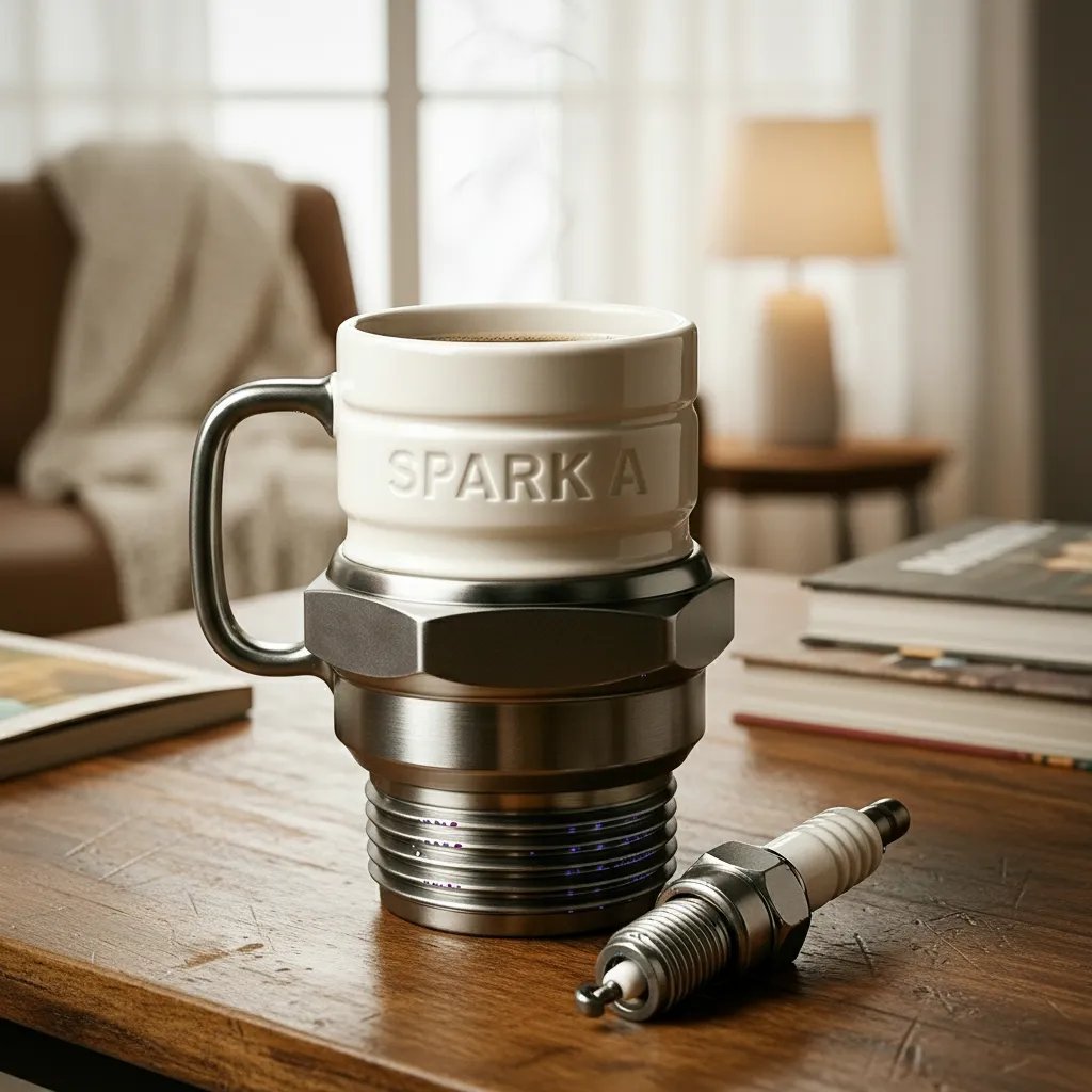 PistonPerk - Tasse bougie pour amateurs de moteurs