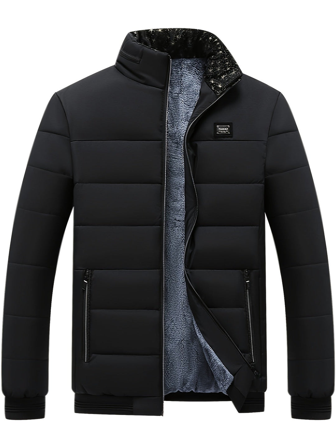 Herren Steppjacke | Gefütterte Übergangsjacke mit praktischen Taschen für Alltag, Freizeit und kühle Tage