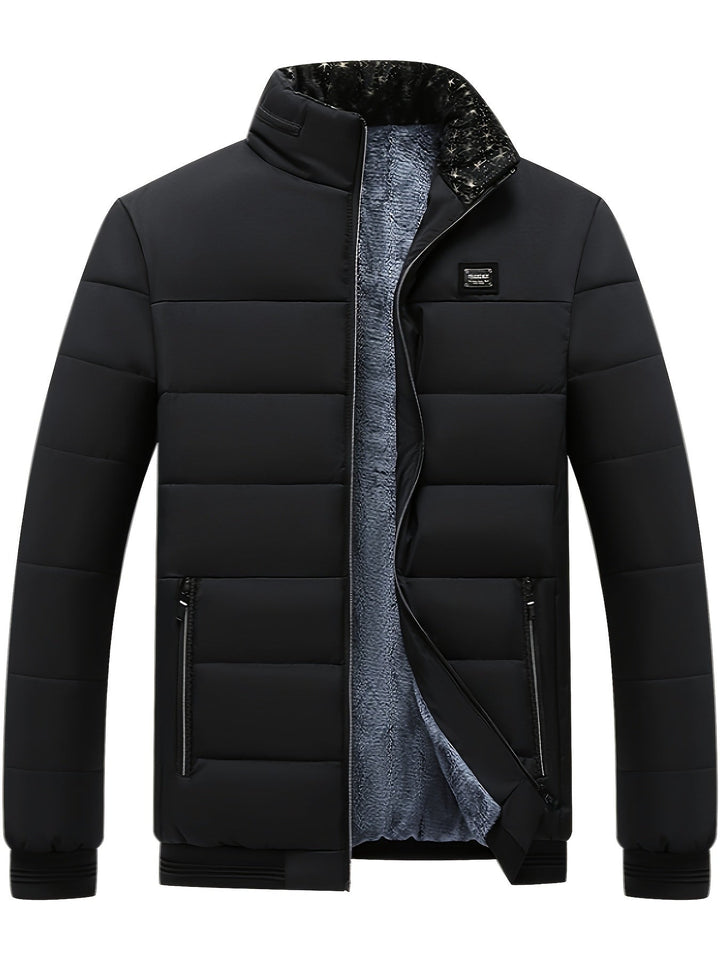 Herren Steppjacke | Gefütterte Übergangsjacke mit praktischen Taschen für Alltag, Freizeit und kühle Tage