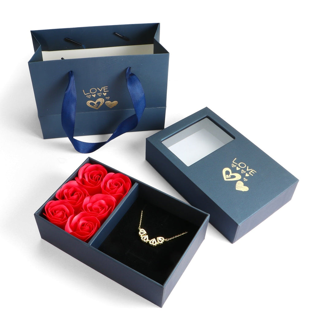 Luxe diamond lucky necklace 2024