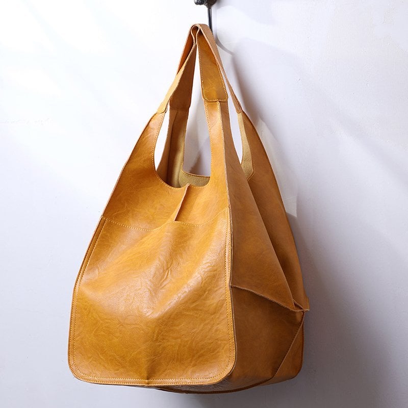 Damen Shopper Tasche aus Kunstleder | Große Handtasche mit Viel Stauraum | Elegant, Geräumig &amp; Perfekt für Alltag und Reisen