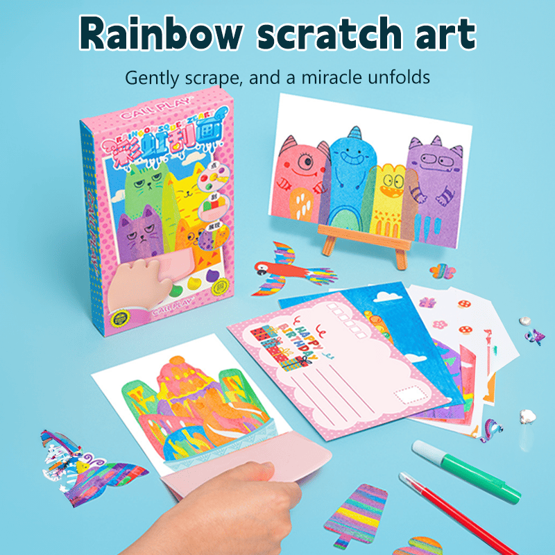 MagicScratch - 20-Piece Rainbow Art Set